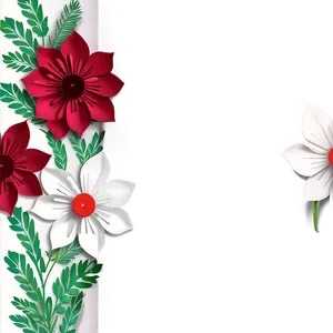 Paper Flower Curtain PNG Rpl90 PNG