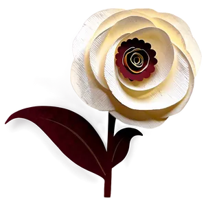 Paper Flower D PNG image