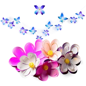Paper Flower Fairy Lights PNG 11 PNG