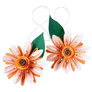 Paper Flower Fairy Lights PNG Nta9 PNG