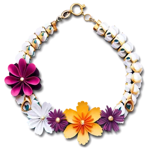 Paper Flower Jewelry PNG 60 PNG