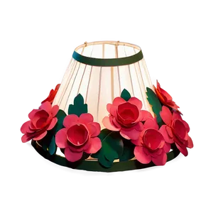 Paper Flower Lampshade PNG 06282024 PNG