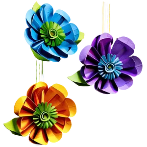 Paper Flower Mobile PNG Ghg39 PNG