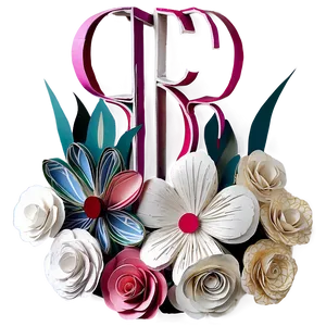 Paper Flower Sculpture PNG 06282024 PNG