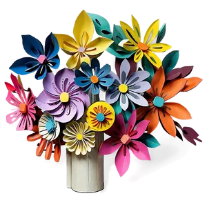 Paper Flower Sculpture PNG Uqu PNG
