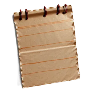 Paper Note With Arrow Clip Png 06282024 PNG image