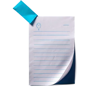 Paper Note With Checkmark Png 99 PNG image