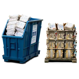 Paper Recycling Dumpster Png Pyl69 PNG image