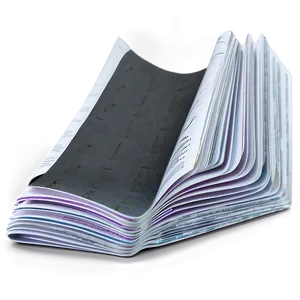 Paper Stack Drawing Png 06132024 PNG image