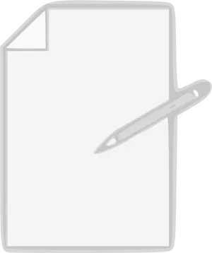 Paperand Pencil Clipart PNG image