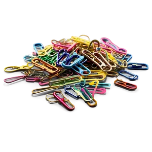 Paperclip Assortment Png Juy PNG image