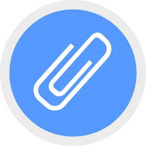 Paperclip Icon Graphic PNG image