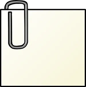 Paperclipon Blank Page PNG image
