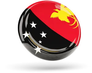 Papua New Guinea Flag Sphere PNG image