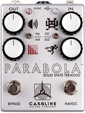 Parabola Tremolo Pedal Caroline Guitar Company PNG image