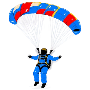 Parachute Skydive Png 06252024 PNG image