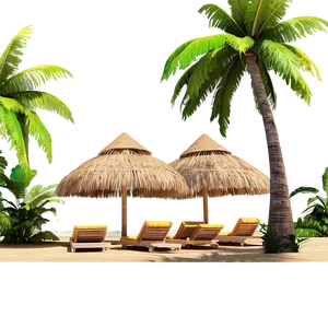 Paradise Beach Palms PNG 35 PNG