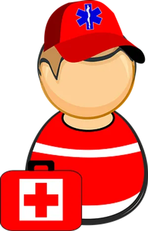 Paramedic Cartoon Character