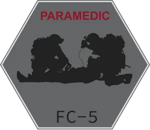 Paramedic Emergency Response Silhouette PNG image
