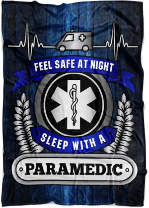 Paramedic Pride Blanket PNG image