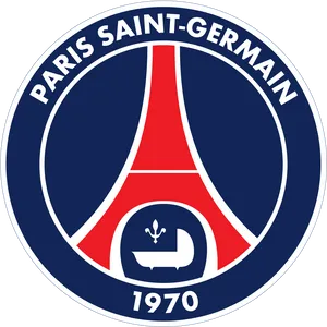 Paris Saint Germain Football Club Logo PNG image