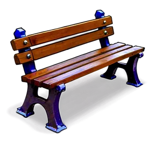 Park Bench Png 05232024 PNG image