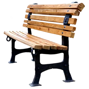 Park Bench View Png 05232024 PNG image