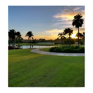 Park Sunrise View Png Ubf PNG image