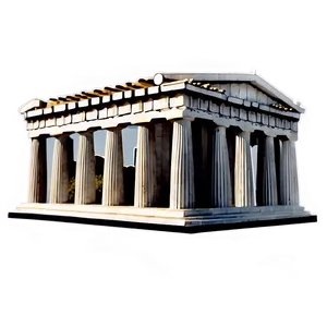 Parthenon Black And White PNG 52 PNG