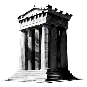 Parthenon Black And White Png 61 PNG image