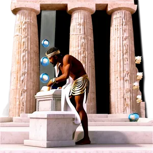 Parthenon Ceremony Scene Png Eae PNG image