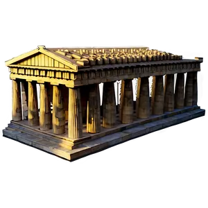 Parthenon Golden Hour Png 84 PNG image