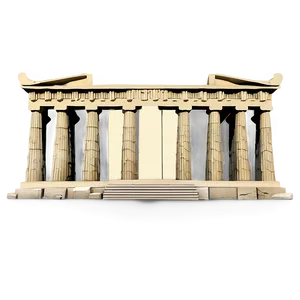 Parthenon Greek Monument PNG 67