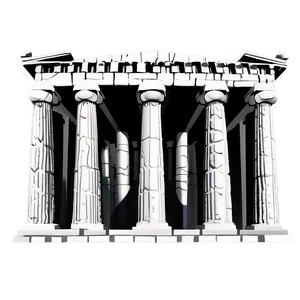 Parthenon Illustration PNG 06252024