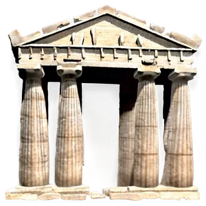 Parthenon Illustration PNG Bks