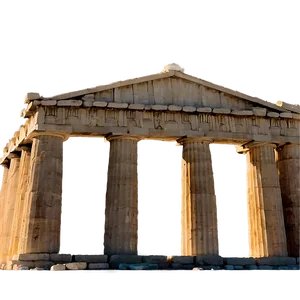 Parthenon In Misty Morning PNG 15 PNG