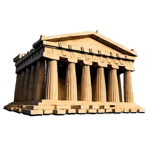 Parthenon In Misty Morning PNG 42 PNG