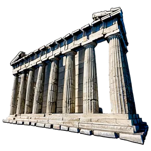 Parthenon In Spring PNG Qxb