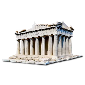 Parthenon Lit At Night Png Fok16 PNG image