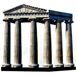 Parthenon Marble Columns Png 06252024 PNG image