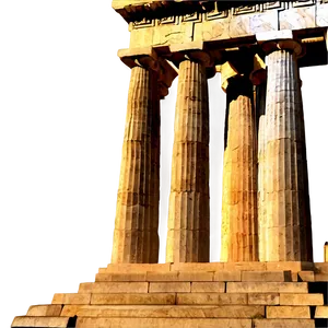 Parthenon Night View PNG Orc PNG