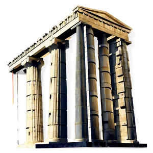 Parthenon Reconstruction Art Png Hje72 PNG image