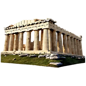 Parthenon Under Blue Sky Png 89 PNG image