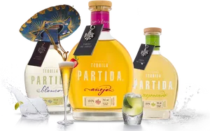 Partida Tequila Selection PNG image
