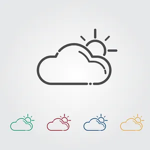 Partly Cloudy Weather Icon