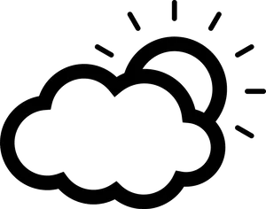 Partly Cloudy Weather Icon PNG