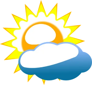 Partly Cloudy Weather Icon PNG image