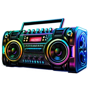 Party Boombox Png 05242024 PNG image