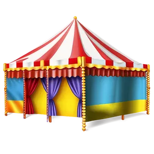 Party Carnival Tent Decoration PNG 06282024
