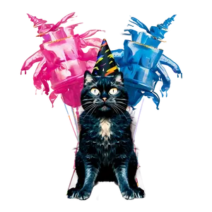 Party Cat Meme PNG 68 PNG